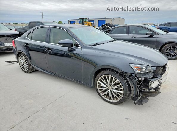JTHBA1D20H5040387 2017 LEXUS IS Black Передня права чверть