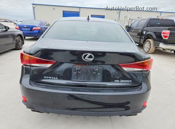 JTHBA1D20H5040387 2017 LEXUS IS Black Вид ззаду