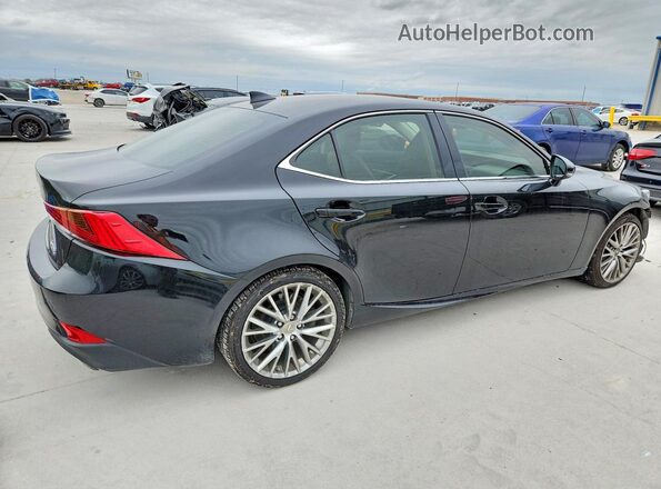 JTHBA1D20H5040387 2017 LEXUS IS Black Задня права чверть