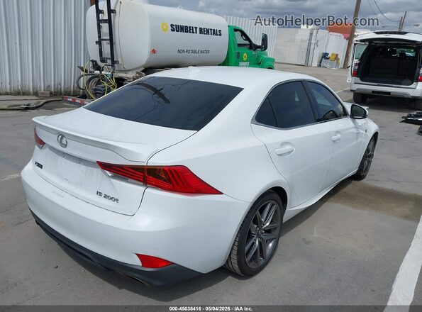 JTHBA1D20H5040793 2017 LEXUS IS 200T White Trasero derecho