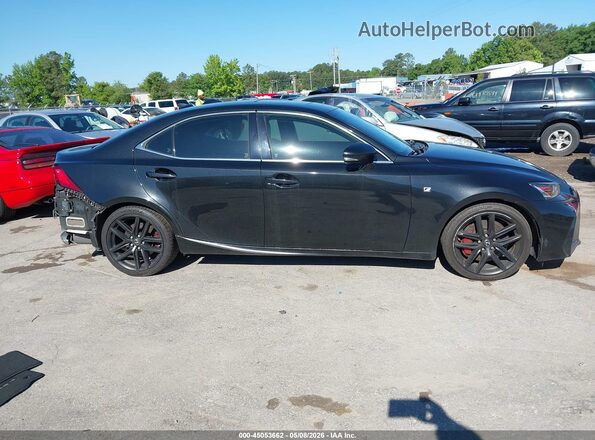 JTHBA1D20H5043757 2017 LEXUS IS 200T Черный Вид задней части салона
