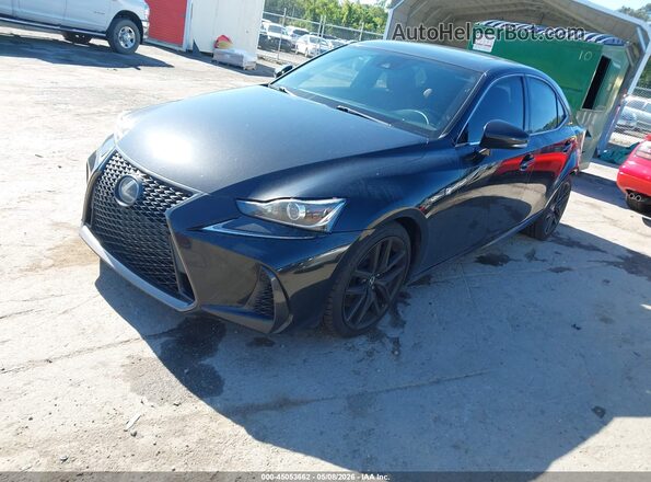 JTHBA1D20H5043757 2017 LEXUS IS 200T Черный Передняя левая четверть