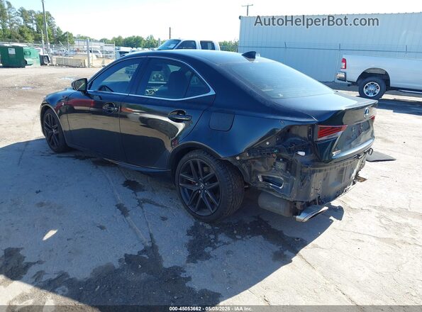 JTHBA1D20H5043757 2017 LEXUS IS 200T Черный Задняя левая четверть