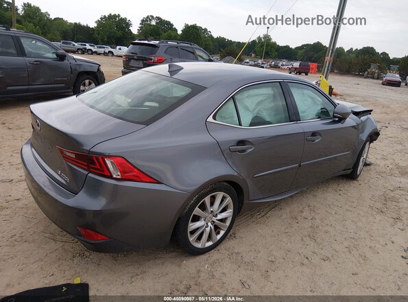 JTHBA1D21G5005341 2016 LEXUS IS 200T Gray Trasero derecho