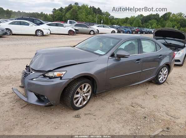 JTHBA1D21G5005341 2016 LEXUS IS 200T Gray Vista tres cuartos delantera izquierda