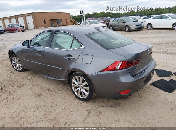 JTHBA1D21G5005341 2016 LEXUS IS 200T Gray Trasero izquierdo
