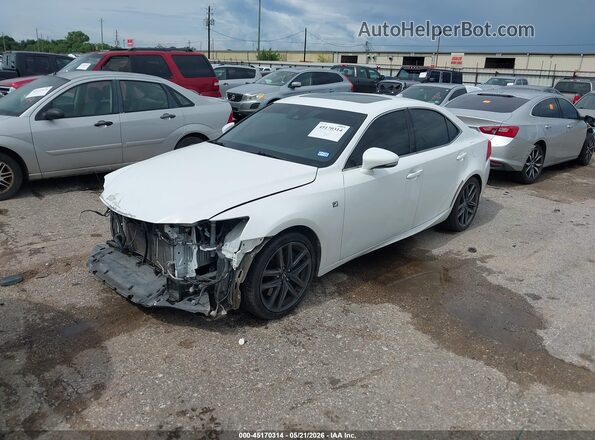 JTHBA1D21H5041483 2017 LEXUS IS 200T Белый Передняя левая четверть