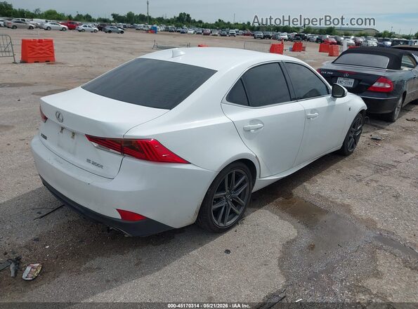JTHBA1D21H5041483 2017 LEXUS IS 200T Белый Задняя правая четверть
