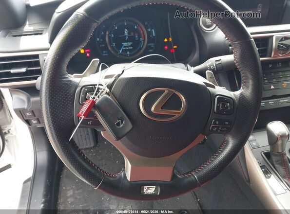 JTHBA1D21H5041483 2017 LEXUS IS 200T Белый Вид панели приборов