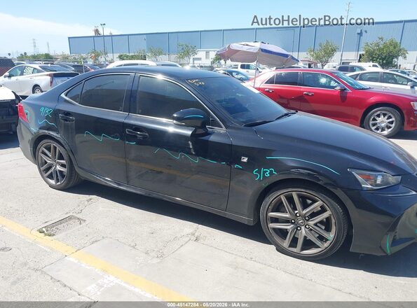 JTHBA1D21H5043248 2017 LEXUS IS 200T Black წინა ხედი