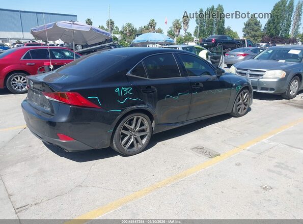 JTHBA1D21H5043248 2017 LEXUS IS 200T Black უკანა მარჯვენა
