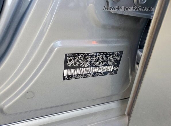 JTHBA1D21H5050605 2017 LEXUS IS Silver 