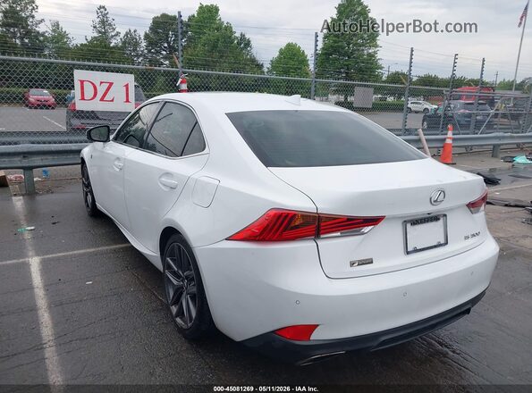 JTHBA1D21K5085300 2019 LEXUS IS 300 White Հետևի ձախ