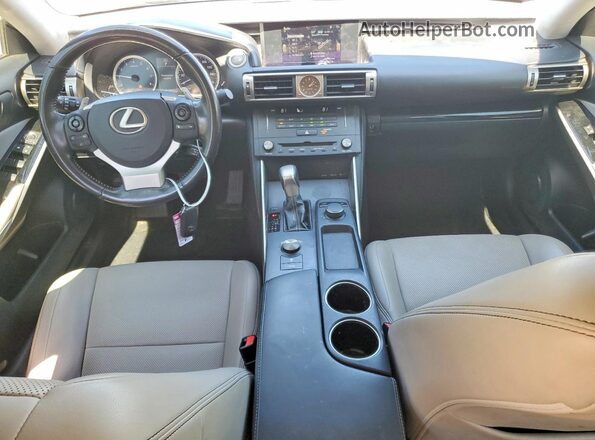 JTHBA1D22G5016882 2016 LEXUS IS Black Dashboard view