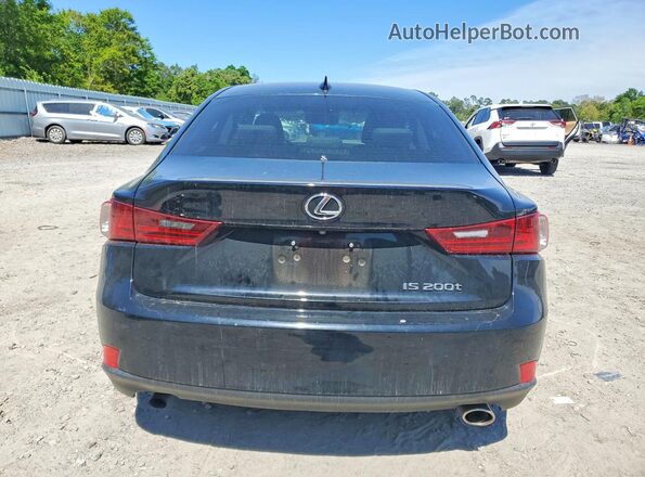 JTHBA1D22G5016882 2016 LEXUS IS Black Rear view