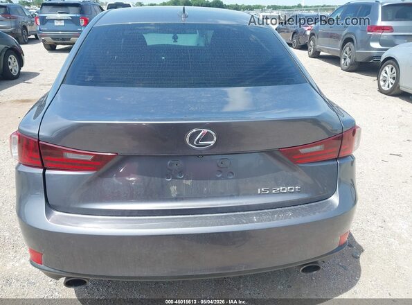 JTHBA1D22G5025114 2016 LEXUS IS 200T Gray 
