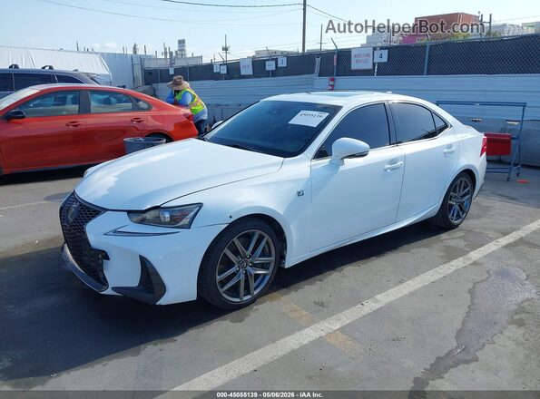 JTHBA1D23H5047723 2017 LEXUS IS 200T White Առջևի ձախ երեք քառորդ տեսարան