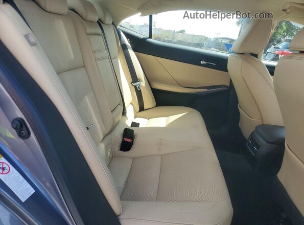 JTHBA1D24G5013532 2016 LEXUS IS Gray Вид задніх сидінь