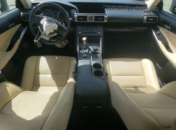 JTHBA1D24G5013532 2016 LEXUS IS Gray Вид панелі приладів