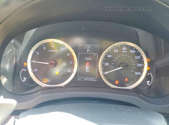 JTHBA1D24G5013532 2016 LEXUS IS Gray Вид щитка приладів