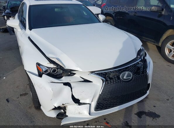 JTHBA1D24G5033716 2016 LEXUS IS 200T White წინა ხედი
