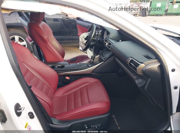 JTHBA1D24G5033716 2016 LEXUS IS 200T White წინა სალონის ხედი