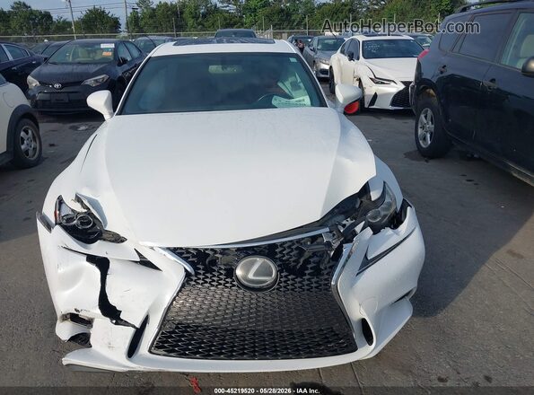 JTHBA1D24G5033716 2016 LEXUS IS 200T White ხელსაწყოთა პანელის ხედი