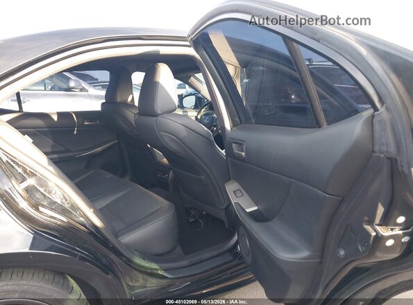 JTHBA1D24H5039470 2017 LEXUS IS 200T Black Widok naklejki z numerem VIN