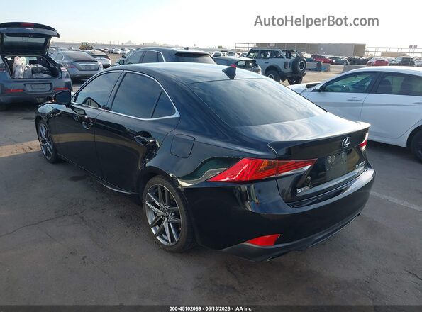 JTHBA1D24H5039470 2017 LEXUS IS 200T Black Tył lewy