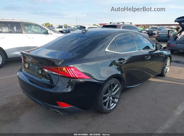JTHBA1D24H5039470 2017 LEXUS IS 200T Black Tył prawy