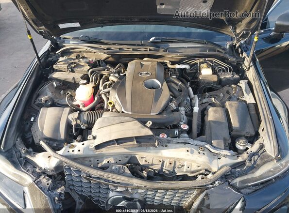 JTHBA1D24H5039470 2017 LEXUS IS 200T Black Widok z tyłu