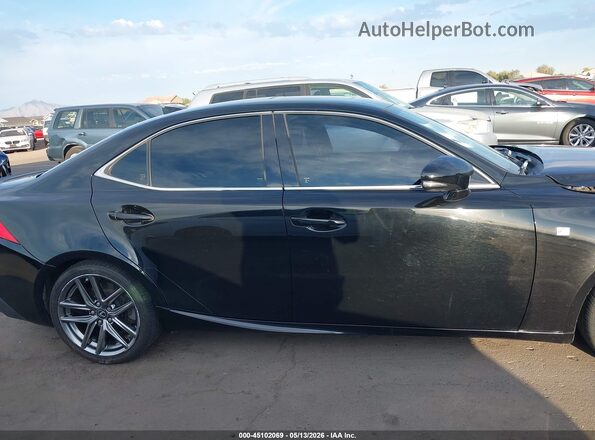 JTHBA1D24H5039470 2017 LEXUS IS 200T Black Widok wnętrza z tyłu