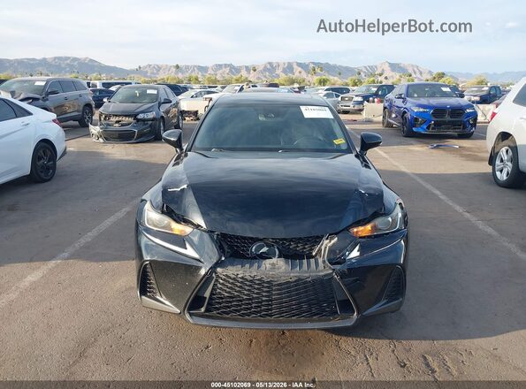 JTHBA1D24H5039470 2017 LEXUS IS 200T Black Widok z przodu