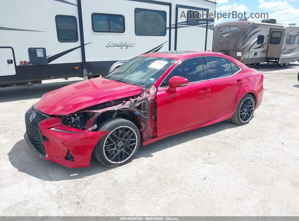 JTHBA1D24H5058469 2017 LEXUS IS 200T Red Front left