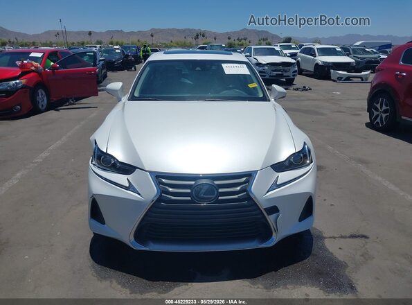 JTHBA1D24J5074869 2018 LEXUS IS 300 White ხელსაწყოთა პანელის ხედი