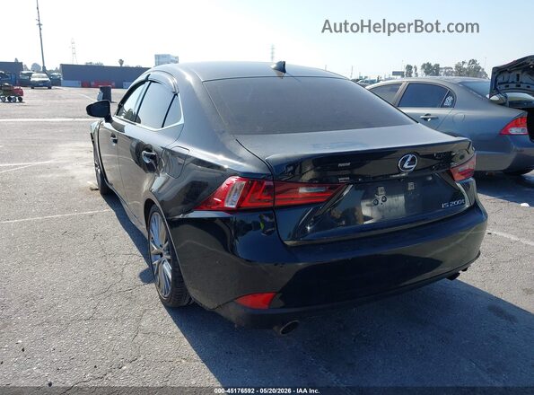 JTHBA1D25G5024734 2016 LEXUS IS 200T Black Trasero izquierdo