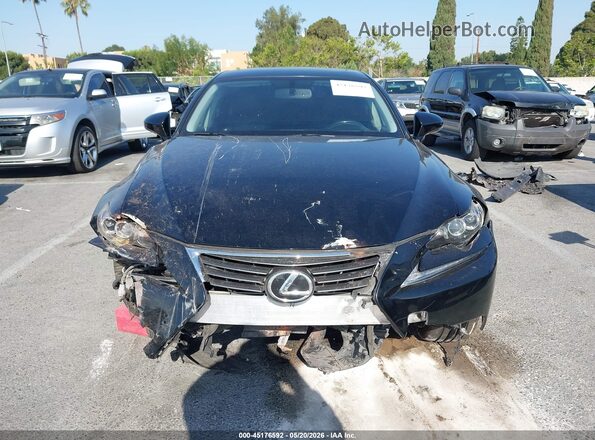 JTHBA1D25G5024734 2016 LEXUS IS 200T Black Vista del cuadro de instrumentos