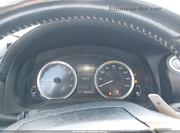 JTHBA1D25G5024734 2016 LEXUS IS 200T Black Vista de los asientos traseros