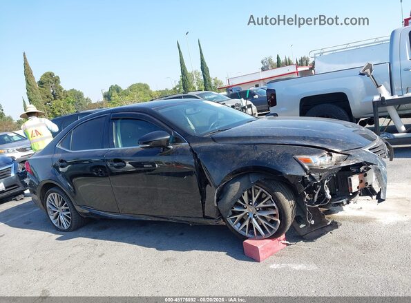 JTHBA1D25G5024734 2016 LEXUS IS 200T Black Vista interior trasera