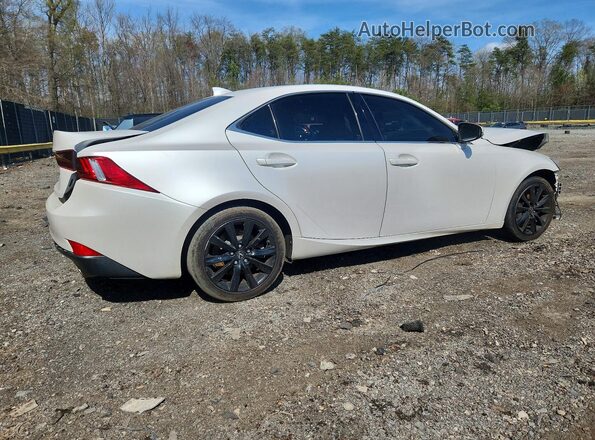 JTHBA1D25G5030100 2016 LEXUS IS Белый Задняя правая четверть