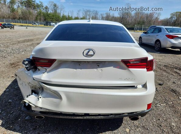 JTHBA1D25G5030100 2016 LEXUS IS Белый Вид сзади