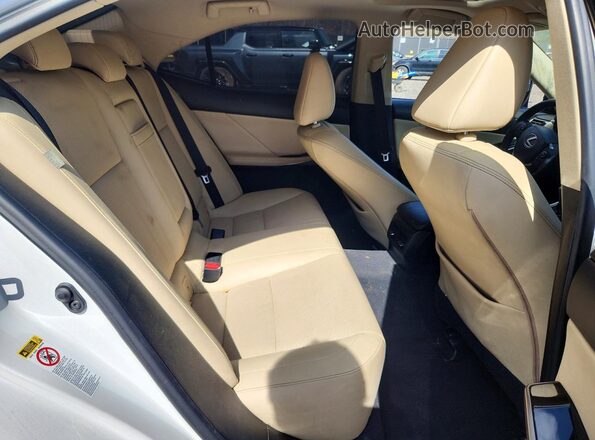 JTHBA1D25G5030100 2016 LEXUS IS Белый Вид задних сидений