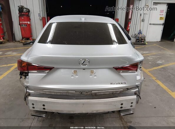 JTHBA1D25H5051093 2017 LEXUS IS 200T Silver 