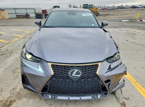 JTHBA1D25H5060120 2017 LEXUS IS Silver Widok z przodu