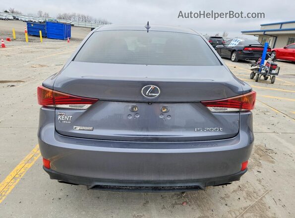 JTHBA1D25H5060120 2017 LEXUS IS Silver Widok z tyłu
