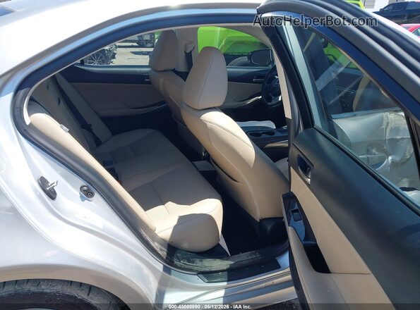 JTHBA1D25J5069082 2018 LEXUS IS 300 Silver Widok naklejki z numerem VIN