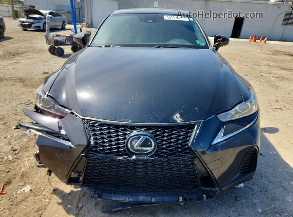 JTHBA1D25J5080972 2018 LEXUS IS Black Դիմացի տեսք