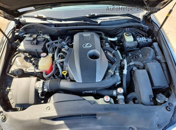 JTHBA1D25J5080972 2018 LEXUS IS Black Սալոնի հետևի տեսք