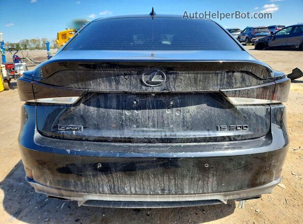 JTHBA1D25J5080972 2018 LEXUS IS Black Հետևի տեսք