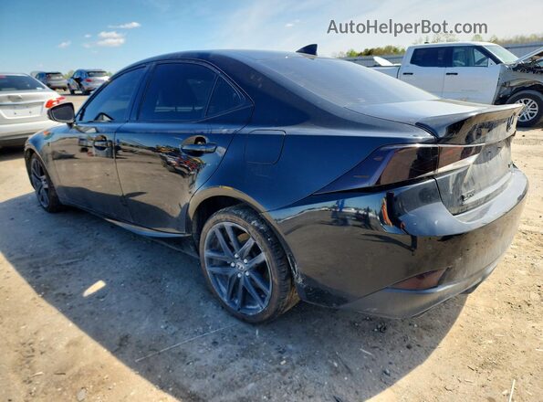 JTHBA1D25J5080972 2018 LEXUS IS Black Հետևի ձախ